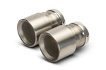 REMUS Endrohr-Set mit 2 Titan-Endrohren One-Piece-Technology Ø 100 mm gebürstet 002870TI