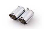 REMUS Endrohr-Set li/re je 1 Endrohr Ø 102 mm schräg, verchromt, 002670SR