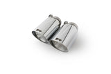 Remus Endrohr-Set 2 Endrohre ø102mm schräg, straight cut, verchromt 002670SGR