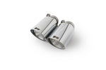 Remus Endrohr-Set 2 Endrohre ø102mm schräg, straight cut, verchromt 002670SGR