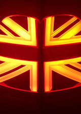 Union Jack Rückleuchten leuchtend