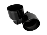 Bull-X Endrohrset: Typ 1 scharf schwarz 89mm 64mm