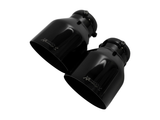 Bull-X Endrohrset: Typ 1 scharf schwarz 100mm 64mm