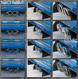 EGO-X Abgasanlage 2,75" Mini Cooper S, JCW R56 R57 R58 R59 (mit ECE)