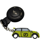 MINI F56 Cooper S JCW Schlüsselanhänger  gelb mit Autoschlüssel