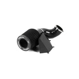 schwarzes Performance-Ansaugsystem mit offenem Sportluftfilter und Ansaugrohr für Fahrzeug-Tuning BMW m2, m3, m4 der F-8X Reihe