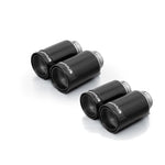 REMUS Endrohr-Set links/rechts je 2 Endrohre Ø 84 mm Carbon Race Black Chrome 004683CBR